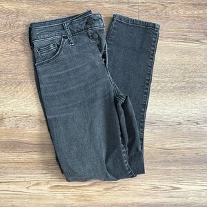 High rise skinny crop